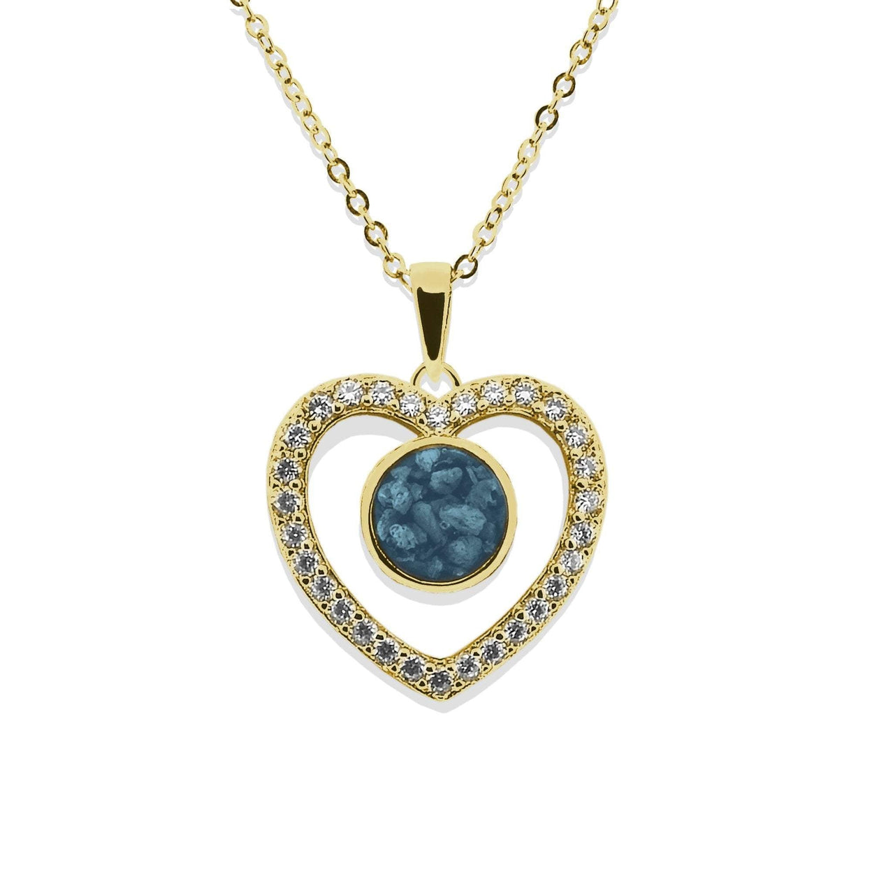 Load image into Gallery viewer, EverWith Ladies Forever Memorial Ashes Pendant with Fine Crystals - EverWith Memorial Jewellery - Trade