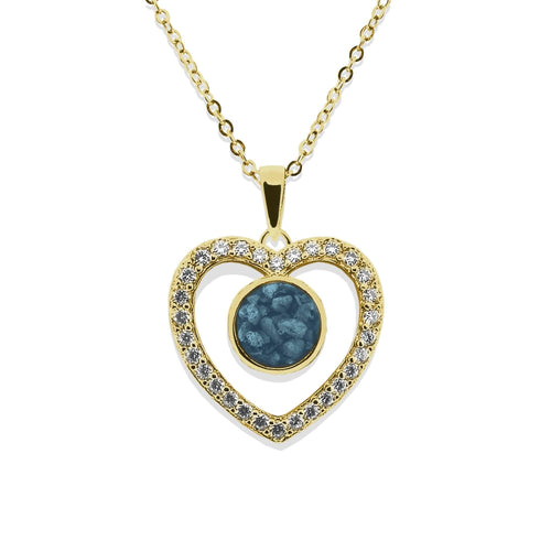 EverWith Ladies Forever Memorial Ashes Pendant with Fine Crystals - EverWith Memorial Jewellery - Trade
