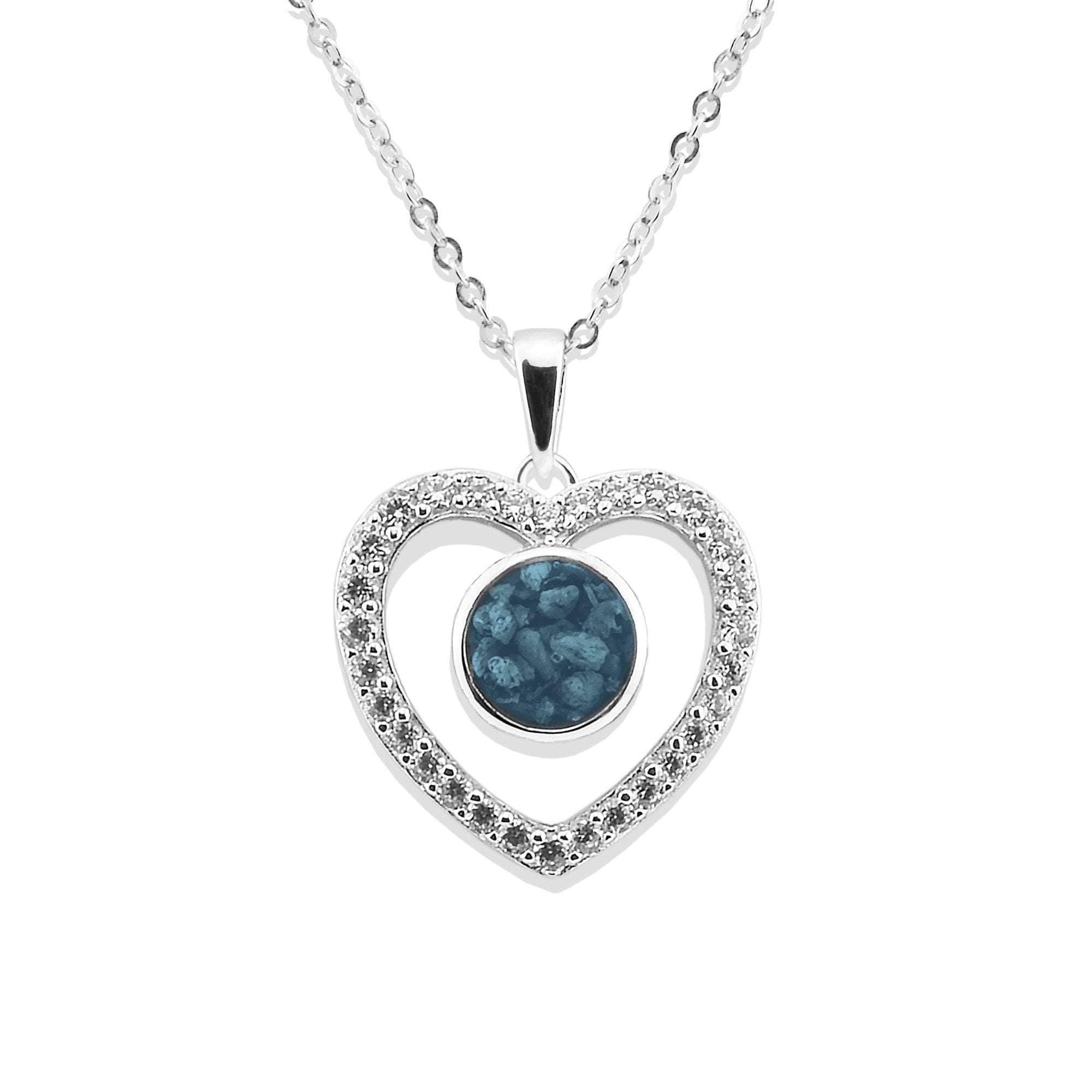 EverWith Ladies Forever Memorial Ashes Pendant with Fine Crystals - EverWith Memorial Jewellery - Trade