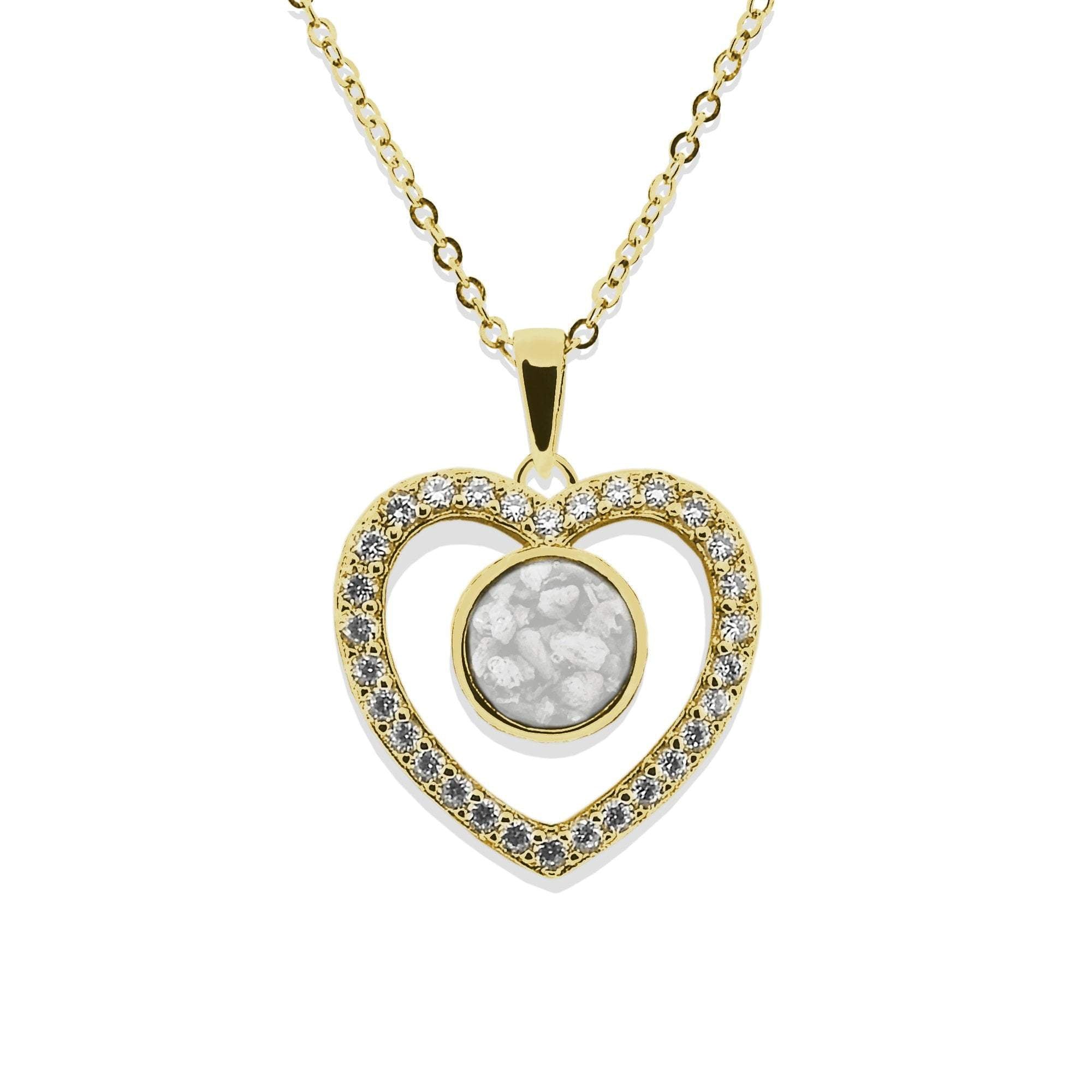 EverWith Ladies Forever Memorial Ashes Pendant with Fine Crystals - EverWith Memorial Jewellery - Trade
