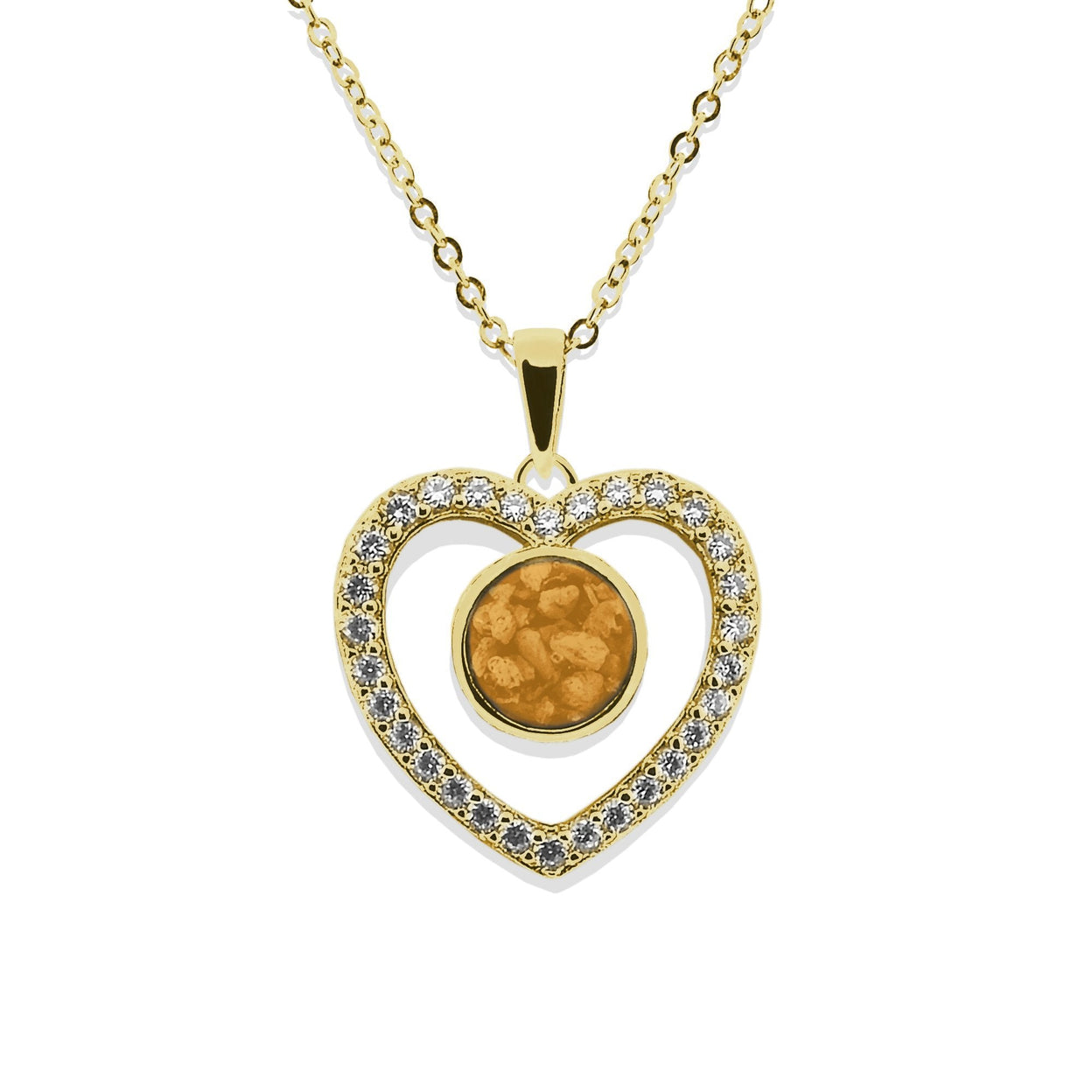 Load image into Gallery viewer, EverWith Ladies Forever Memorial Ashes Pendant with Fine Crystals - EverWith Memorial Jewellery - Trade