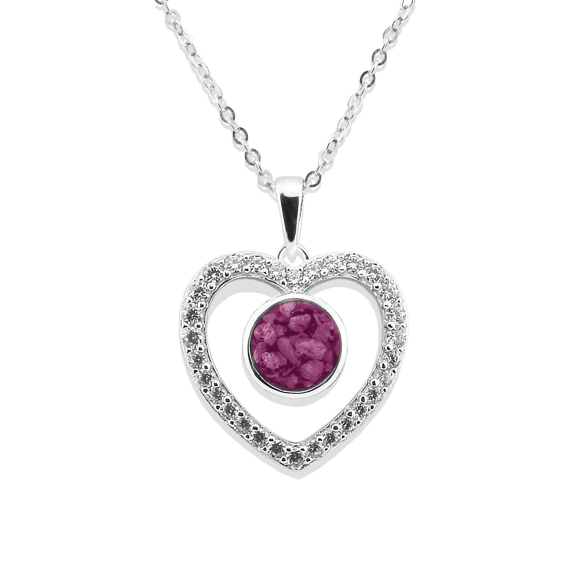 EverWith Ladies Forever Memorial Ashes Pendant with Fine Crystals - EverWith Memorial Jewellery - Trade