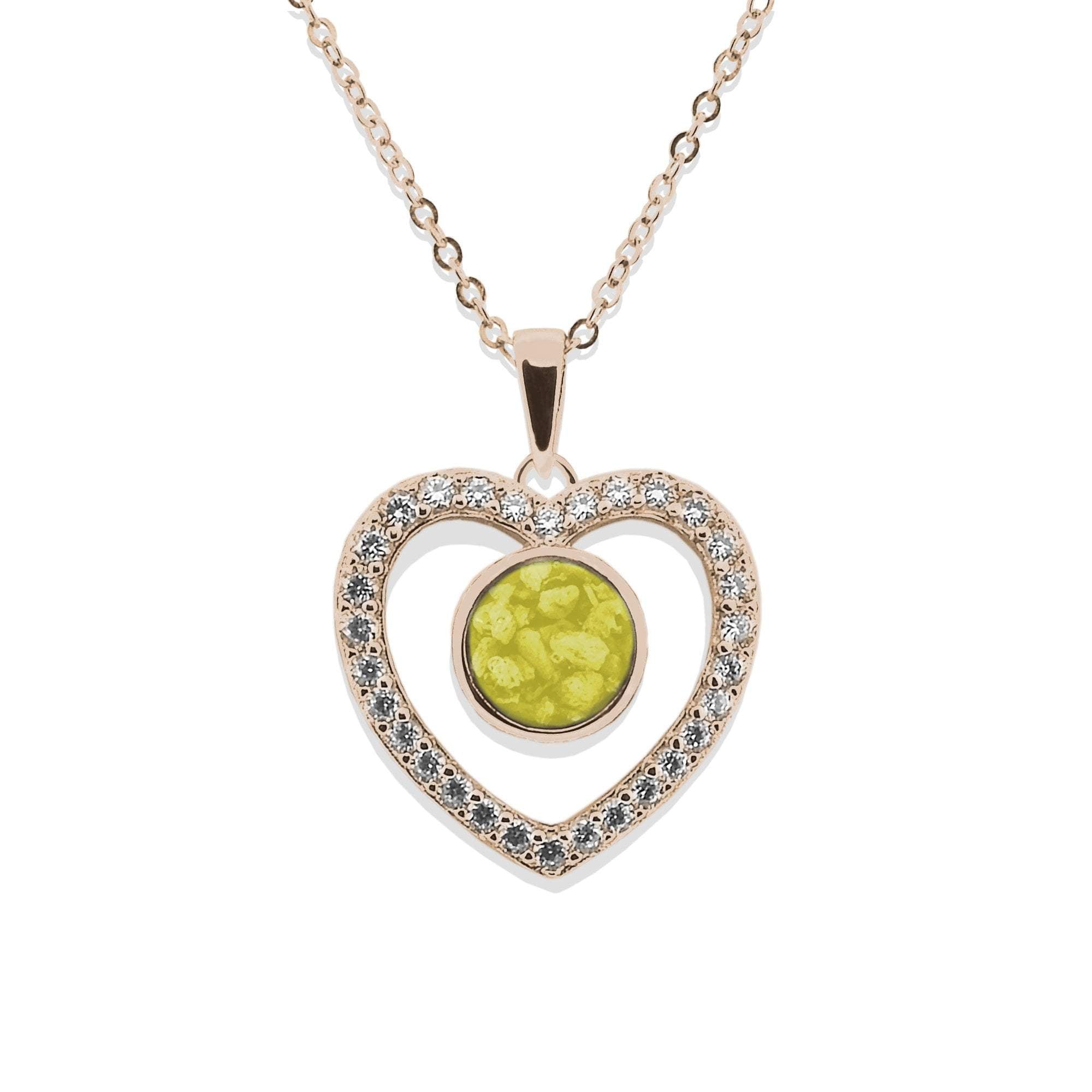 EverWith Ladies Forever Memorial Ashes Pendant with Fine Crystals - EverWith Memorial Jewellery - Trade