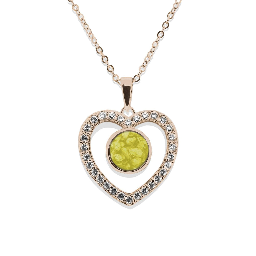 EverWith Ladies Forever Memorial Ashes Pendant with Fine Crystals - EverWith Memorial Jewellery - Trade