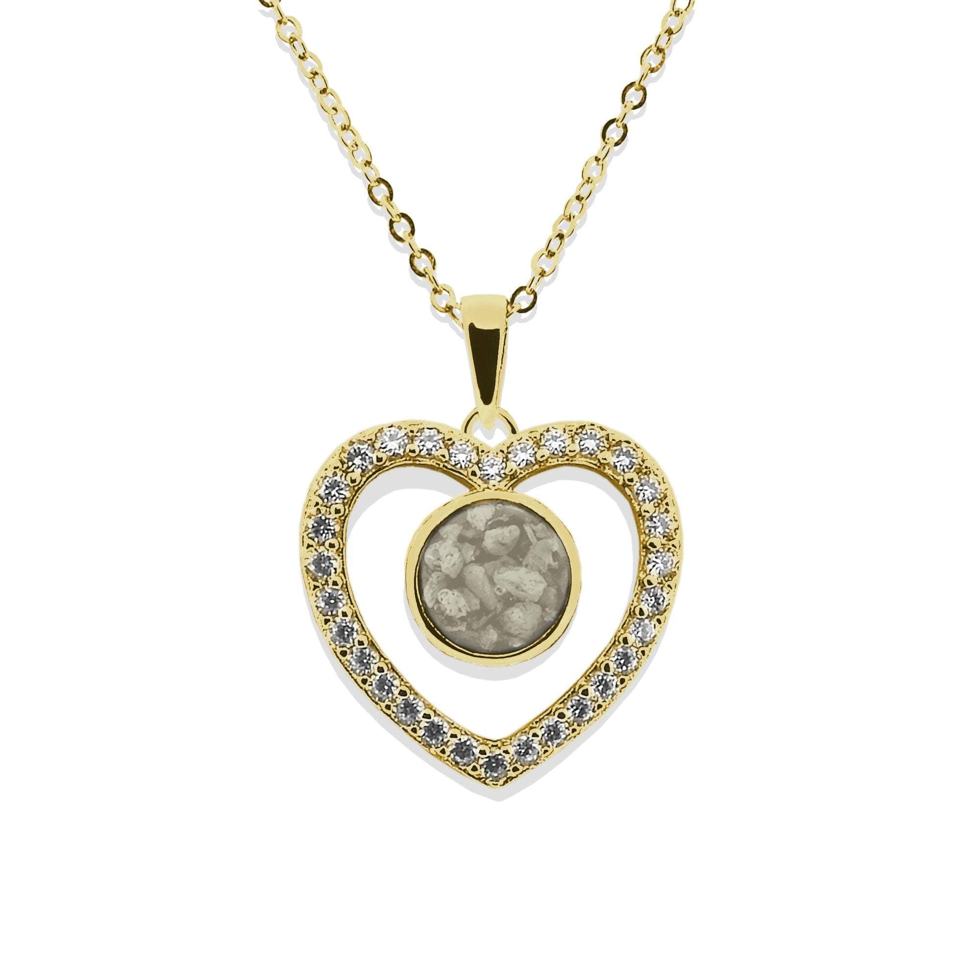 EverWith Ladies Forever Memorial Ashes Pendant with Fine Crystals - EverWith Memorial Jewellery - Trade