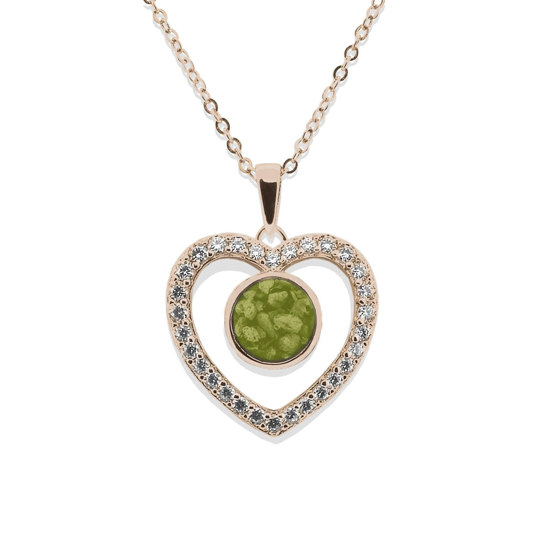 EverWith Ladies Forever Memorial Ashes Pendant with Fine Crystals - EverWith Memorial Jewellery - Trade