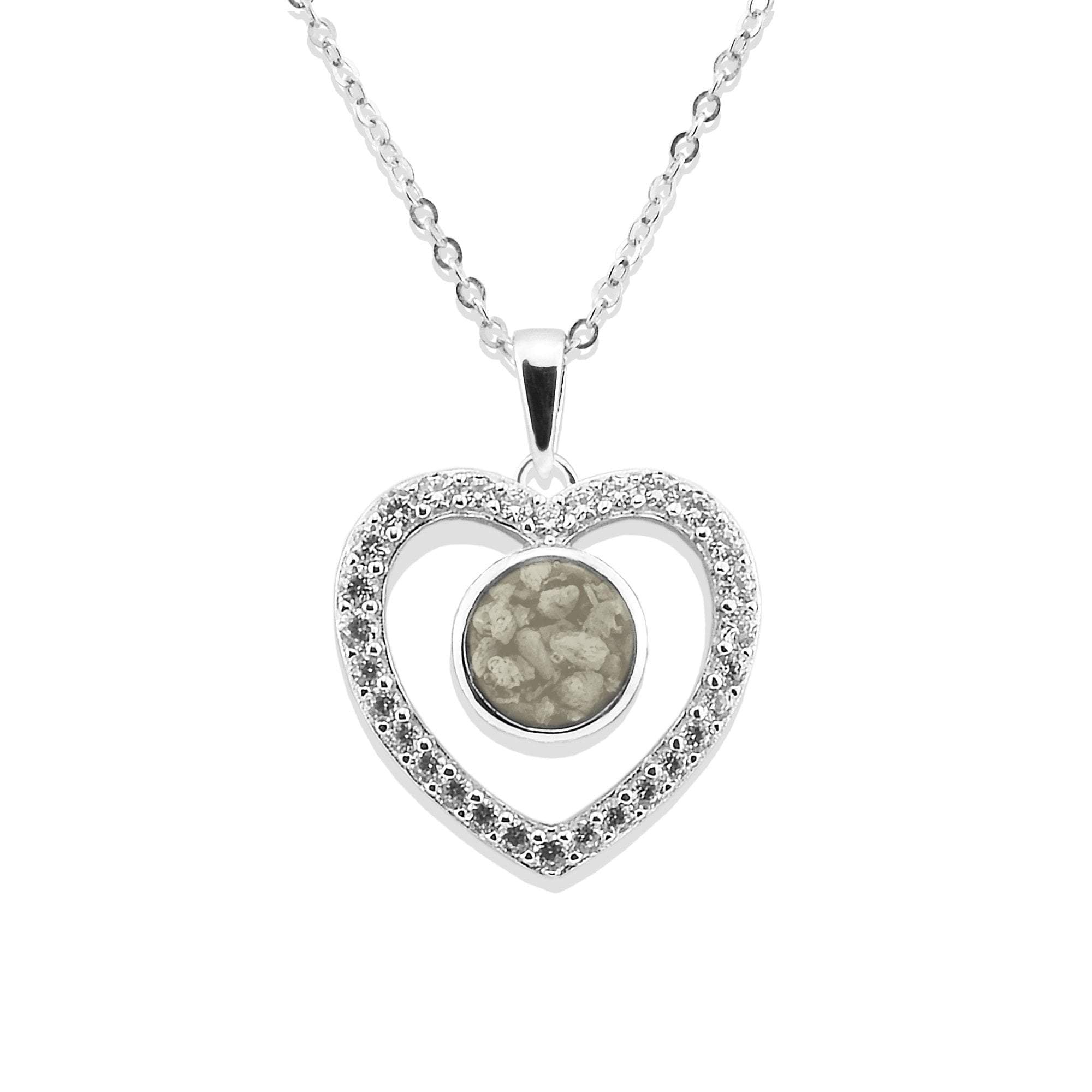 EverWith Ladies Forever Memorial Ashes Pendant with Fine Crystals - EverWith Memorial Jewellery - Trade