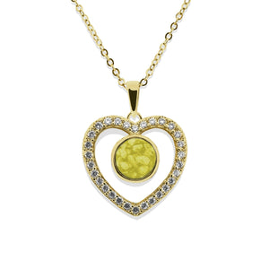 EverWith Ladies Forever Memorial Ashes Pendant with Fine Crystals - EverWith Memorial Jewellery - Trade