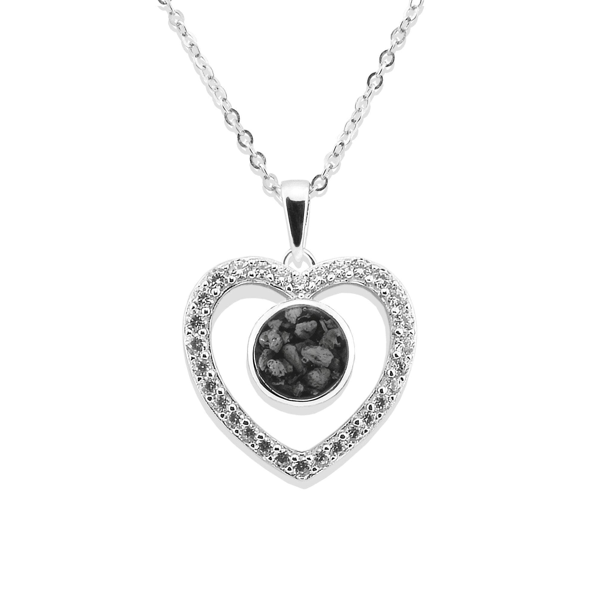 EverWith Ladies Forever Memorial Ashes Pendant with Fine Crystals - EverWith Memorial Jewellery - Trade