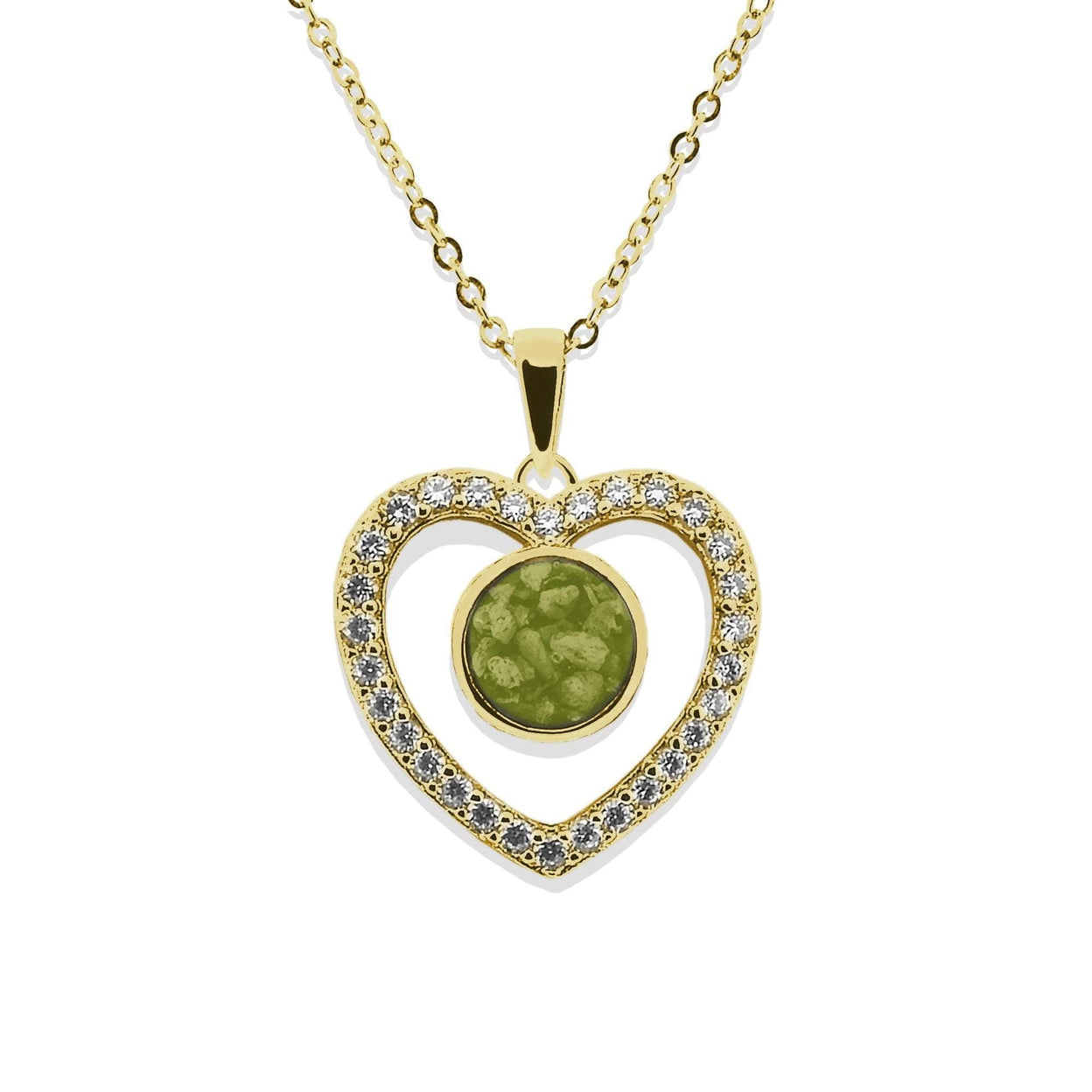 Load image into Gallery viewer, EverWith Ladies Forever Memorial Ashes Pendant with Fine Crystals - EverWith Memorial Jewellery - Trade