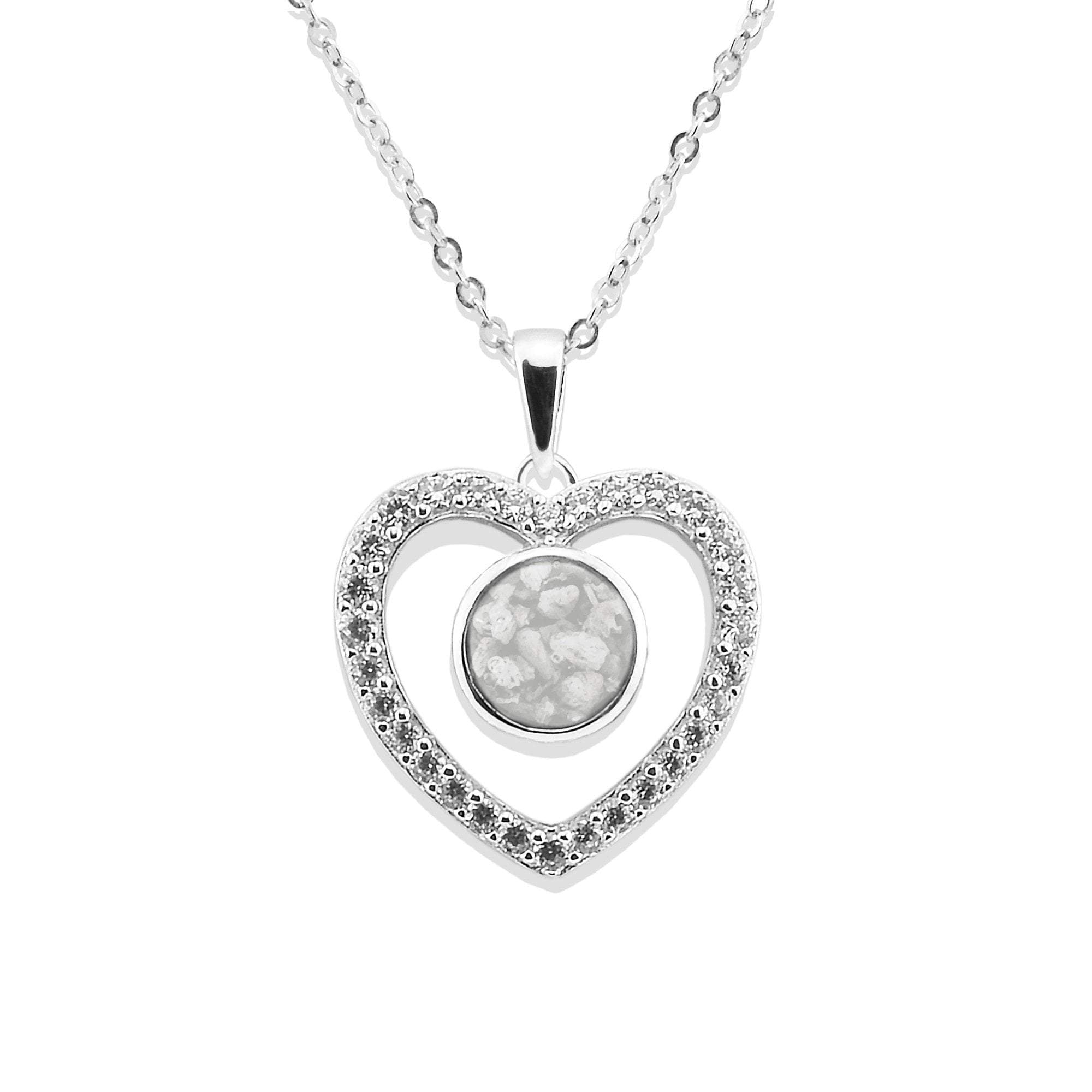 EverWith Ladies Forever Memorial Ashes Pendant with Fine Crystals - EverWith Memorial Jewellery - Trade