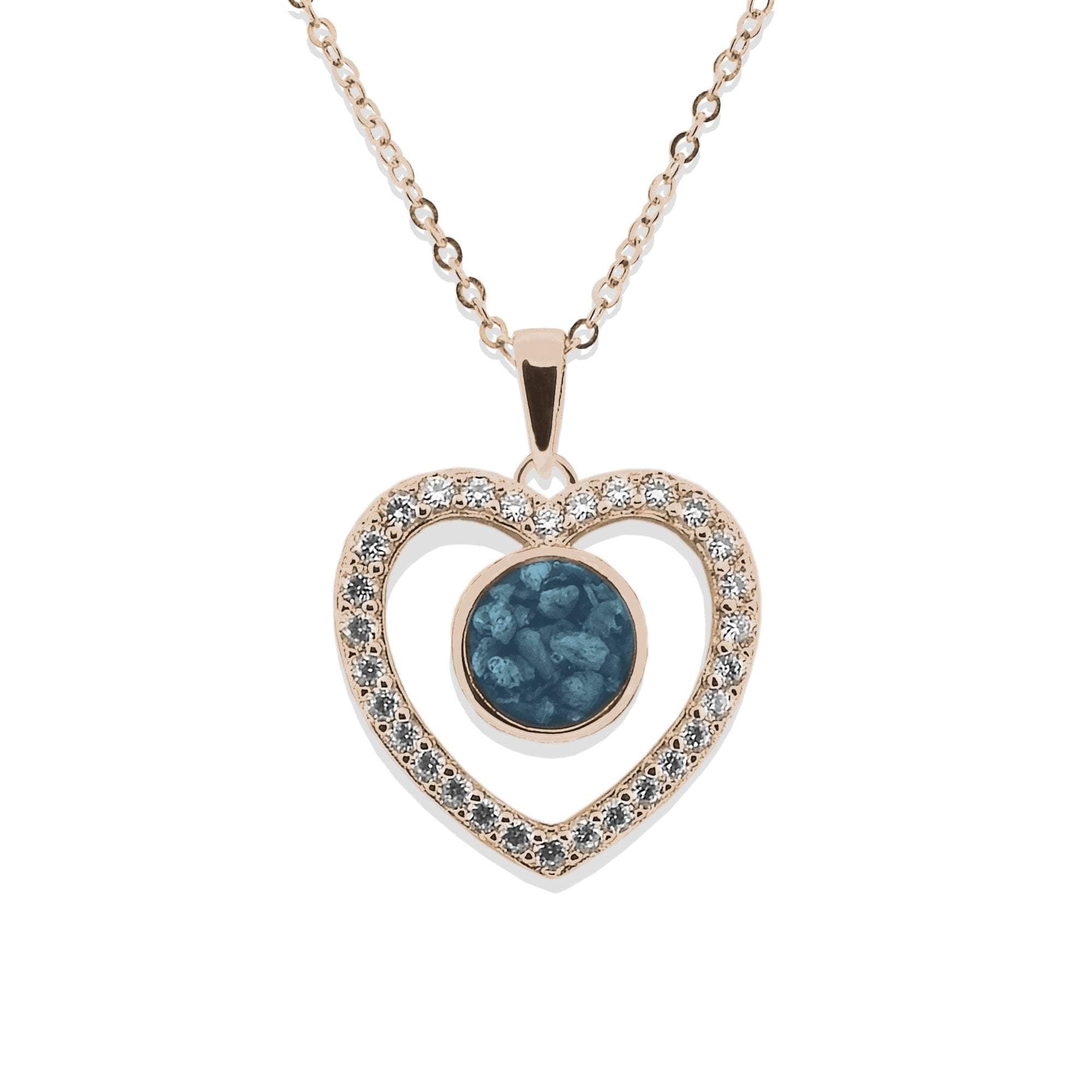 EverWith Ladies Forever Memorial Ashes Pendant with Fine Crystals - EverWith Memorial Jewellery - Trade
