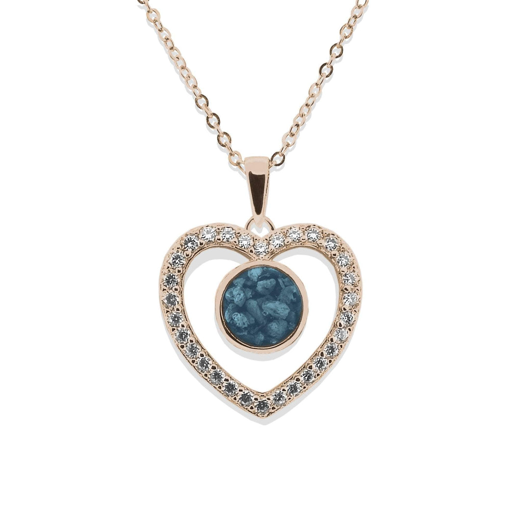 EverWith Ladies Forever Memorial Ashes Pendant with Fine Crystals - EverWith Memorial Jewellery - Trade