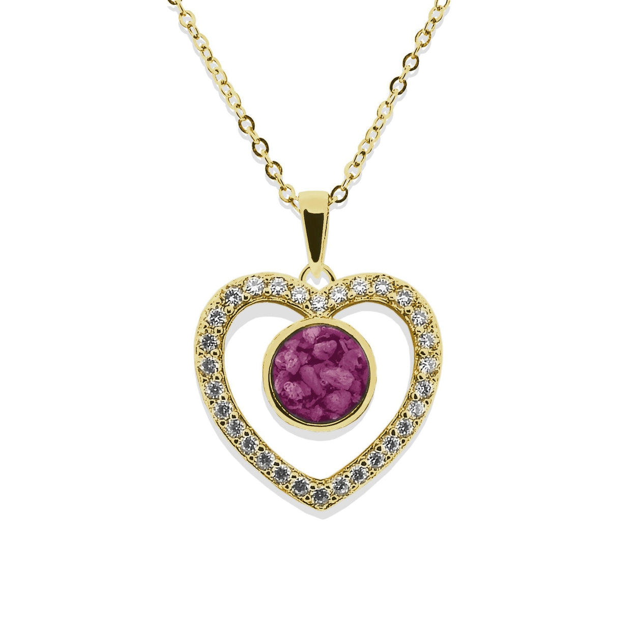 Load image into Gallery viewer, EverWith Ladies Forever Memorial Ashes Pendant with Fine Crystals - EverWith Memorial Jewellery - Trade