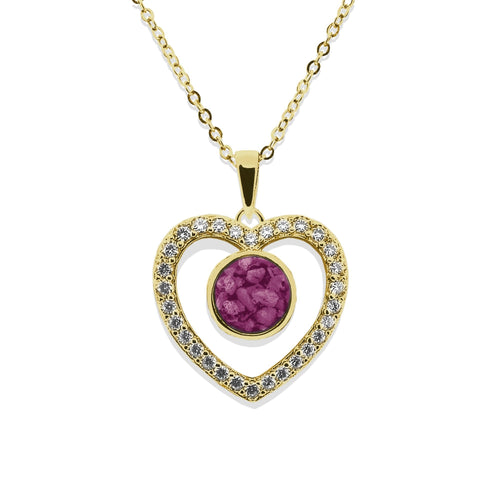 EverWith Ladies Forever Memorial Ashes Pendant with Fine Crystals - EverWith Memorial Jewellery - Trade