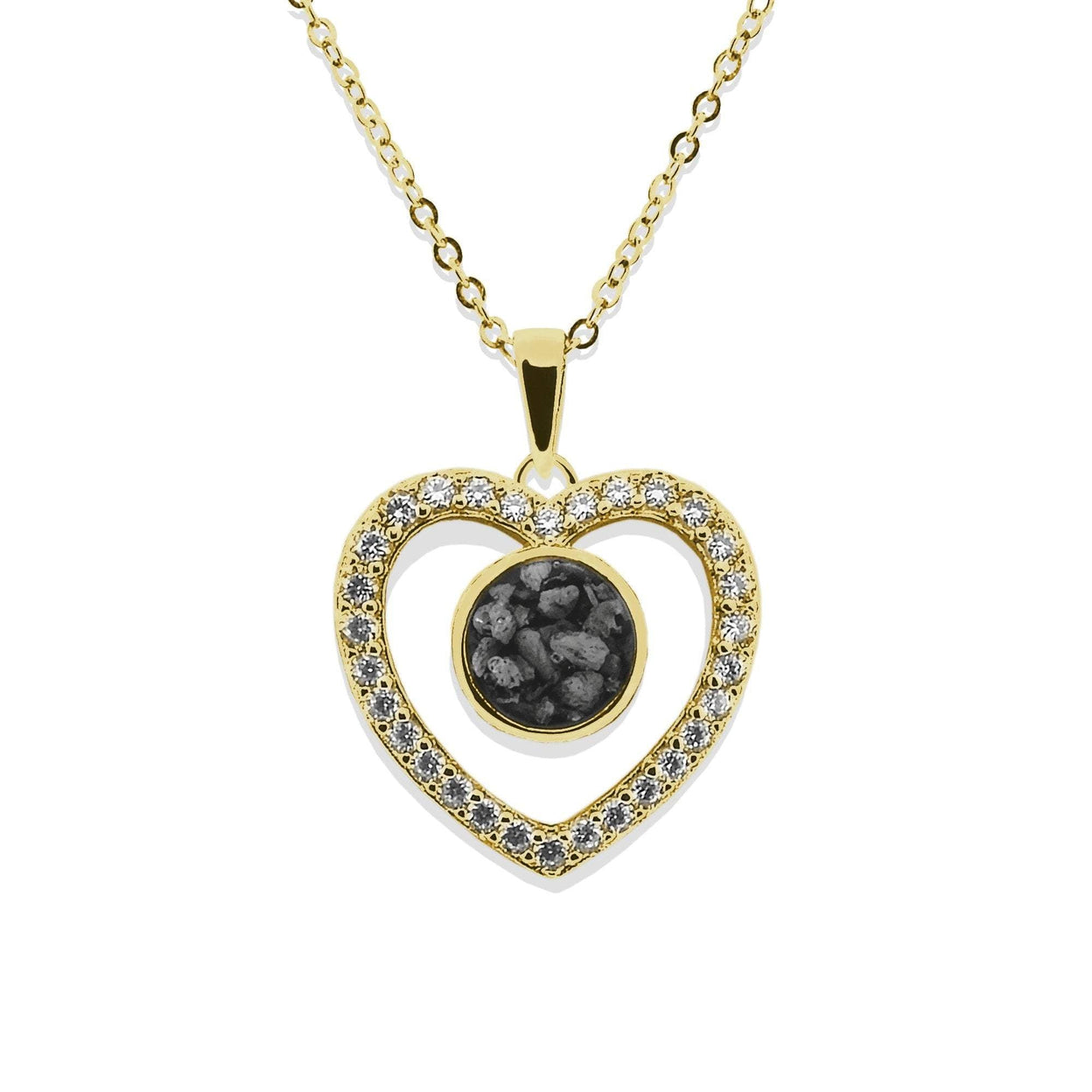 Load image into Gallery viewer, EverWith Ladies Forever Memorial Ashes Pendant with Fine Crystals - EverWith Memorial Jewellery - Trade