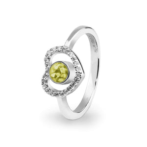 EverWith Ladies Forever Memorial Ashes Ring with Fine Crystals - EverWith Memorial Jewellery - Trade