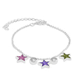 EverWith Ladies Galaxy Memorial Ashes Bracelet with Fine Crystals - EverWith Memorial Jewellery - Trade