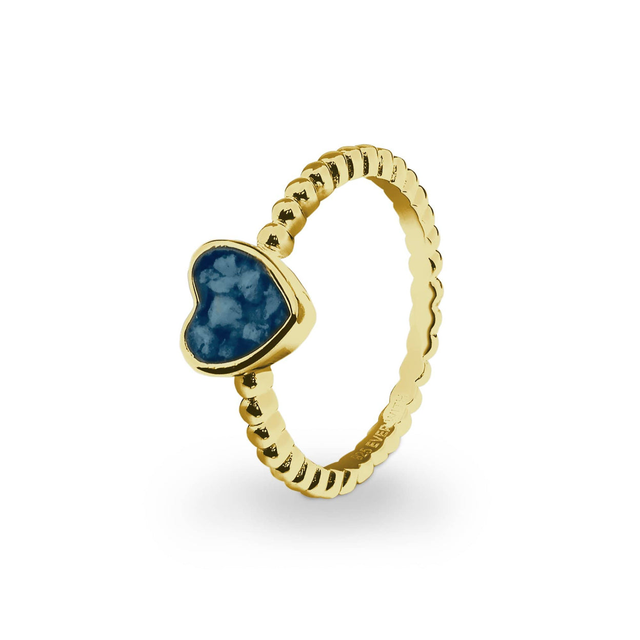 Load image into Gallery viewer, EverWith Ladies Heart Bubble Band Memorial Ashes Ring - EverWith Memorial Jewellery - Trade