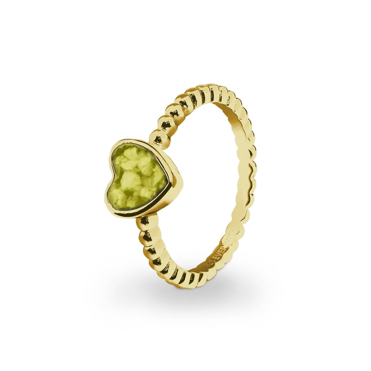 Load image into Gallery viewer, EverWith Ladies Heart Bubble Band Memorial Ashes Ring - EverWith Memorial Jewellery - Trade