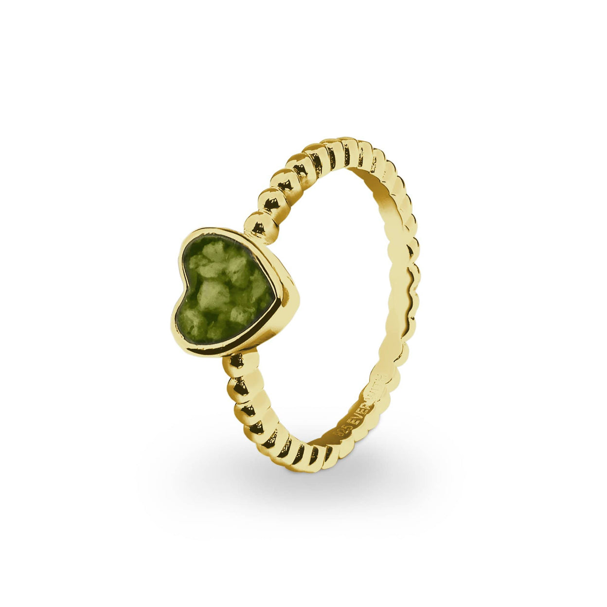 Load image into Gallery viewer, EverWith Ladies Heart Bubble Band Memorial Ashes Ring - EverWith Memorial Jewellery - Trade