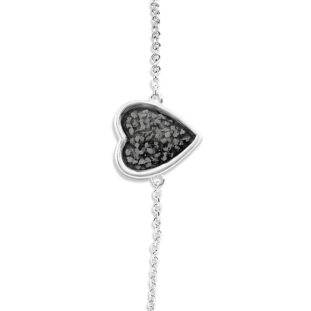 EverWith Ladies Heart Memorial Ashes Bracelet - EverWith Memorial Jewellery - Trade