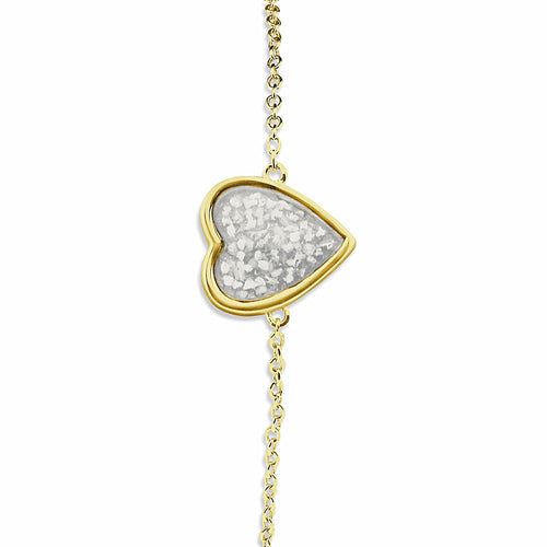 EverWith Ladies Heart Memorial Ashes Bracelet - EverWith Memorial Jewellery - Trade