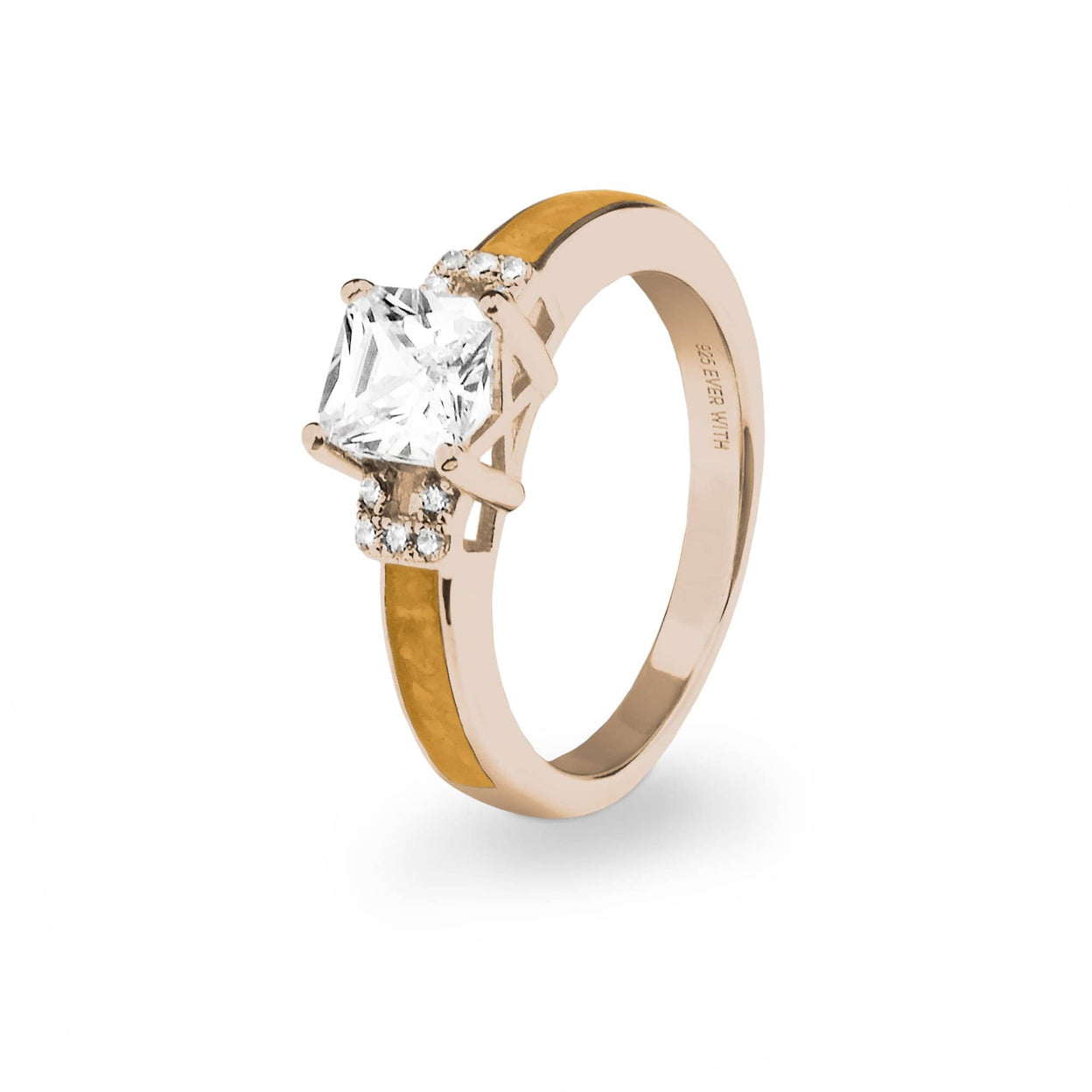 Load image into Gallery viewer, EverWith Ladies Honour Memorial Ashes Ring with Fine Crystals - EverWith Memorial Jewellery - Trade