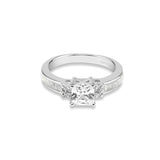 EverWith Ladies Honour Memorial Ashes Ring with Fine Crystals - EverWith Memorial Jewellery - Trade