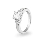 EverWith Ladies Honour Memorial Ashes Ring with Fine Crystals - EverWith Memorial Jewellery - Trade