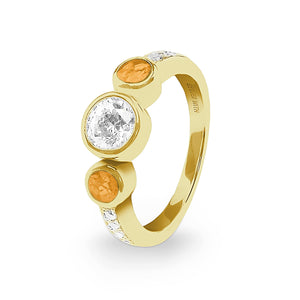 EverWith Ladies Jewel Memorial Ashes Ring with Fine Crystal - EverWith Memorial Jewellery - Trade