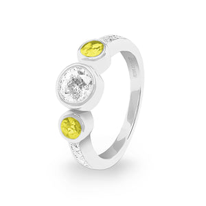 EverWith Ladies Jewel Memorial Ashes Ring with Fine Crystal - EverWith Memorial Jewellery - Trade