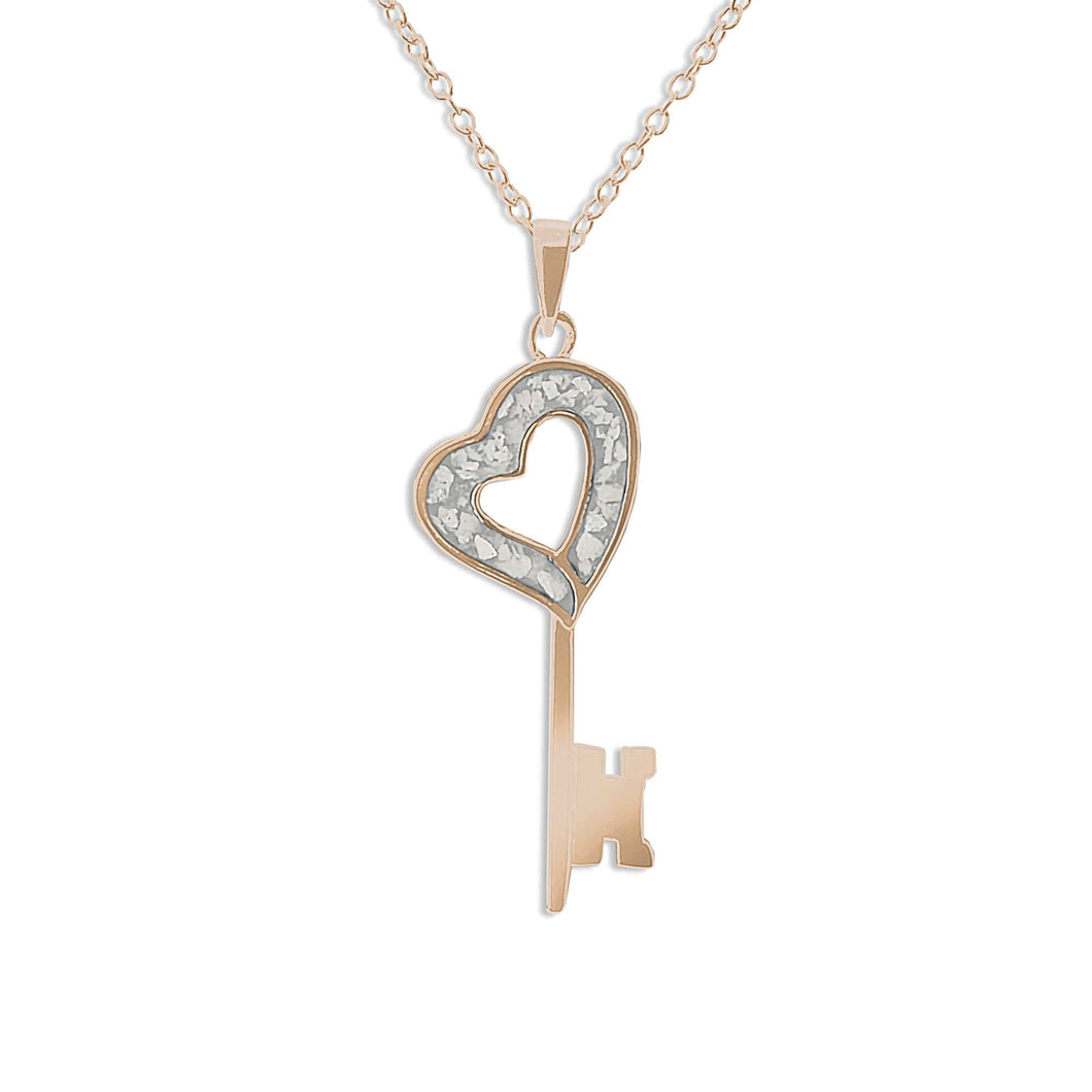 EverWith Ladies Key Memorial Ashes Pendant - EverWith Memorial Jewellery - Trade