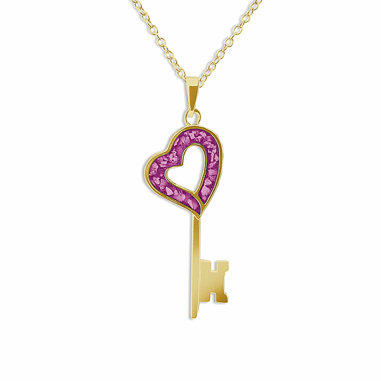 Load image into Gallery viewer, EverWith Ladies Key Memorial Ashes Pendant - EverWith Memorial Jewellery - Trade