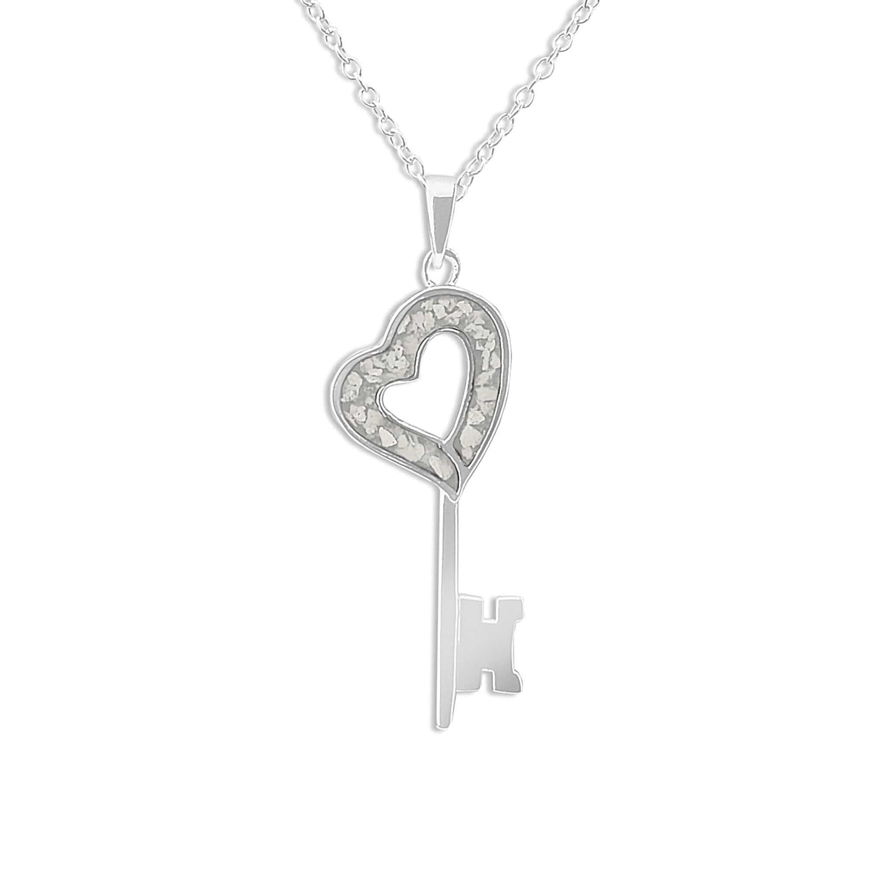 Load image into Gallery viewer, EverWith Ladies Key Memorial Ashes Pendant - EverWith Memorial Jewellery - Trade