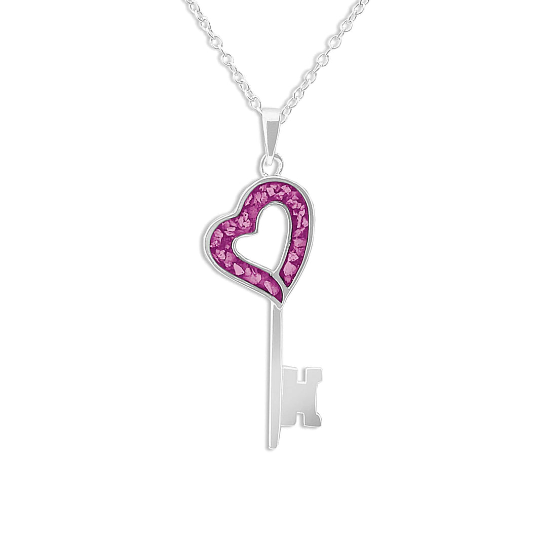 EverWith Ladies Key Memorial Ashes Pendant - EverWith Memorial Jewellery - Trade