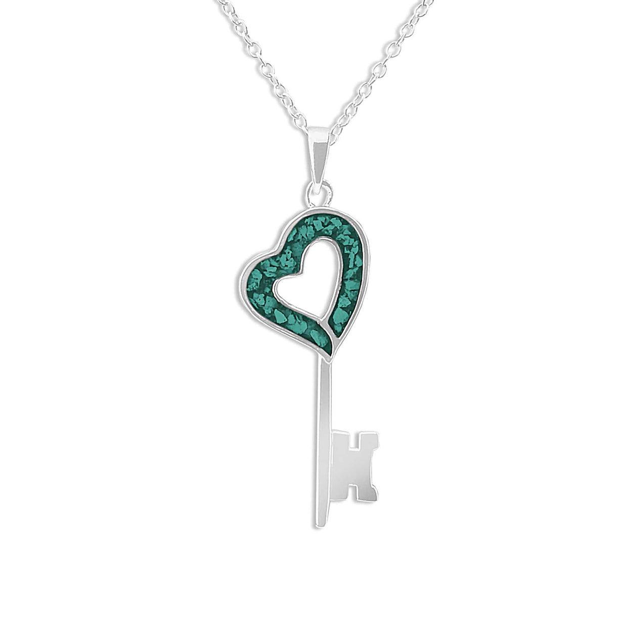 Load image into Gallery viewer, EverWith Ladies Key Memorial Ashes Pendant - EverWith Memorial Jewellery - Trade