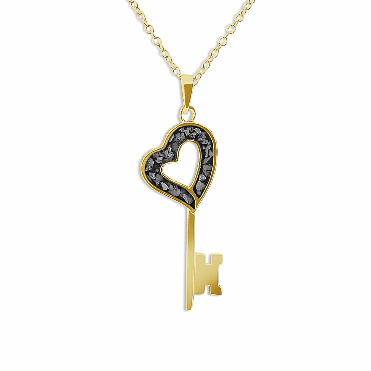 Load image into Gallery viewer, EverWith Ladies Key Memorial Ashes Pendant - EverWith Memorial Jewellery - Trade