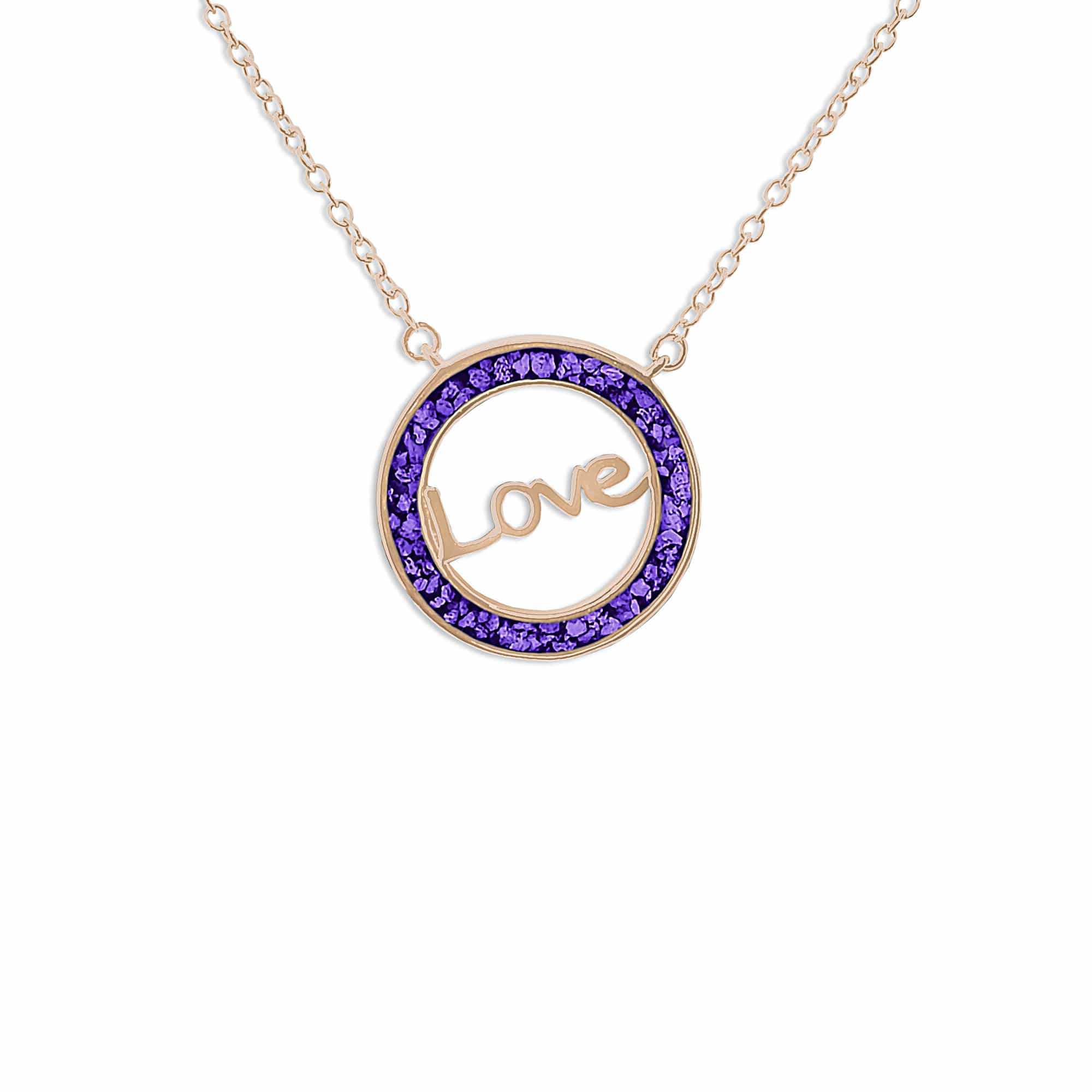 EverWith Ladies Love Memorial Ashes Necklace - EverWith Memorial Jewellery - Trade