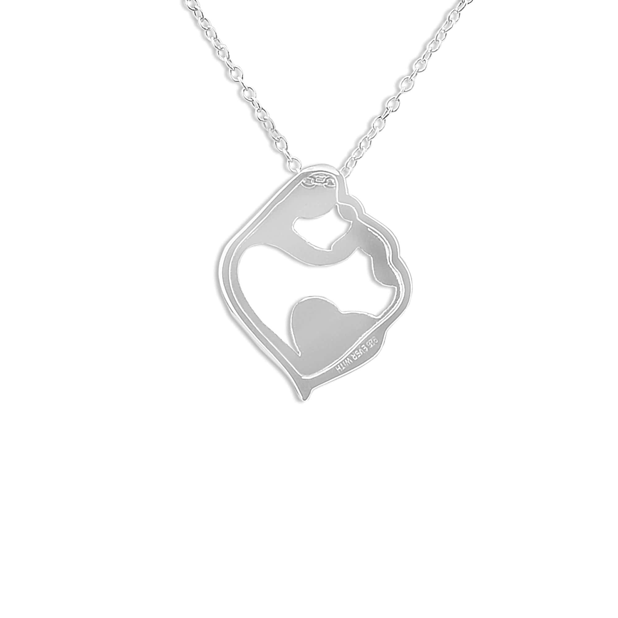 EverWith Ladies Mother and Child Memorial Ashes Pendant - EverWith Memorial Jewellery - Trade