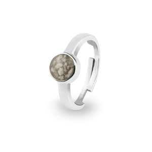 EverWith Ladies Multisize Round Memorial Ashes Ring - EverWith Memorial Jewellery - Trade