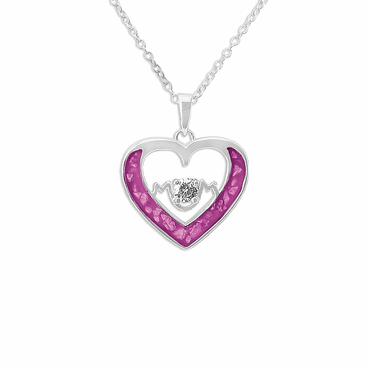 Load image into Gallery viewer, EverWith Ladies Mum Memorial Ashes Pendant with Fine Crystal - EverWith Memorial Jewellery - Trade