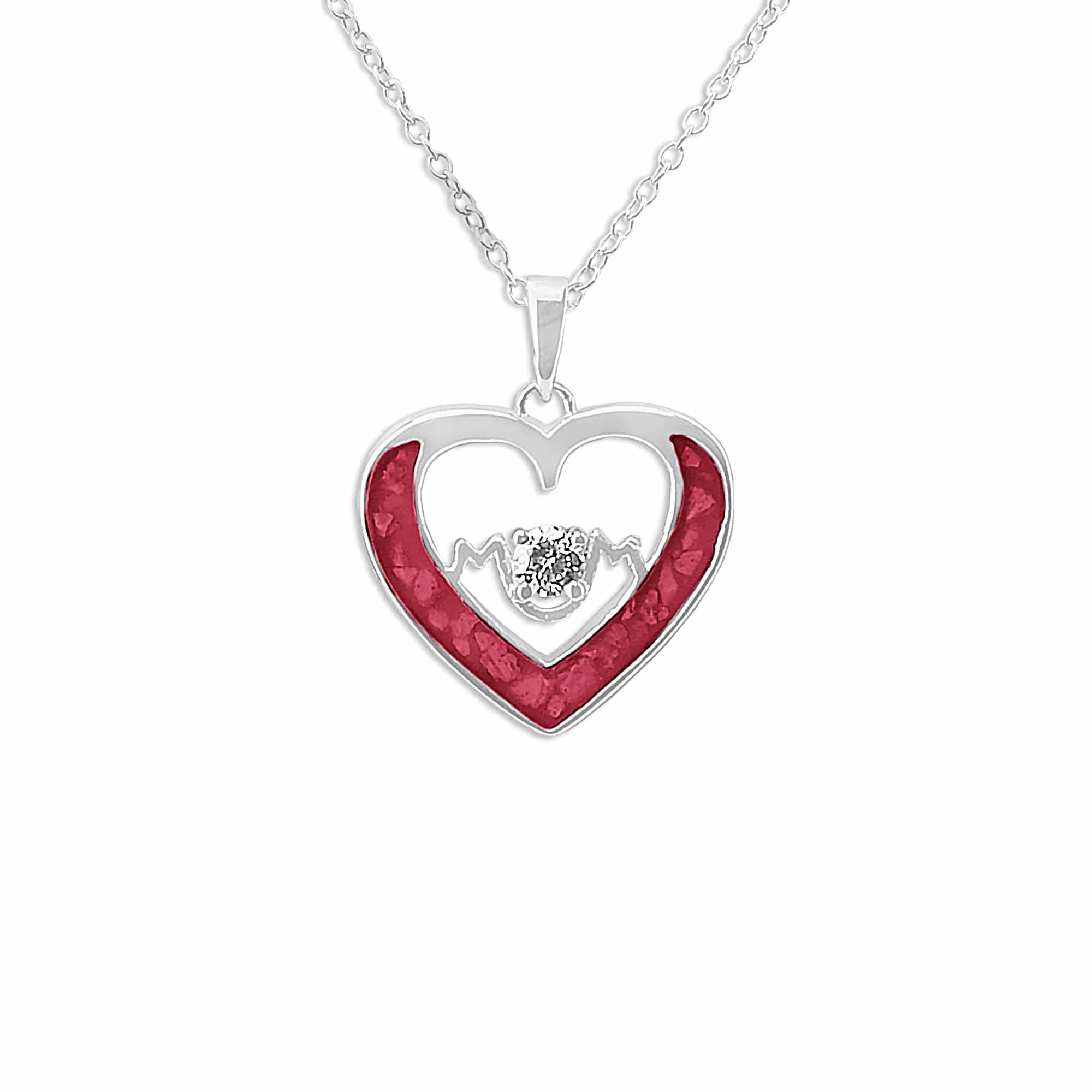 EverWith Ladies Mum Memorial Ashes Pendant with Fine Crystal - EverWith Memorial Jewellery - Trade