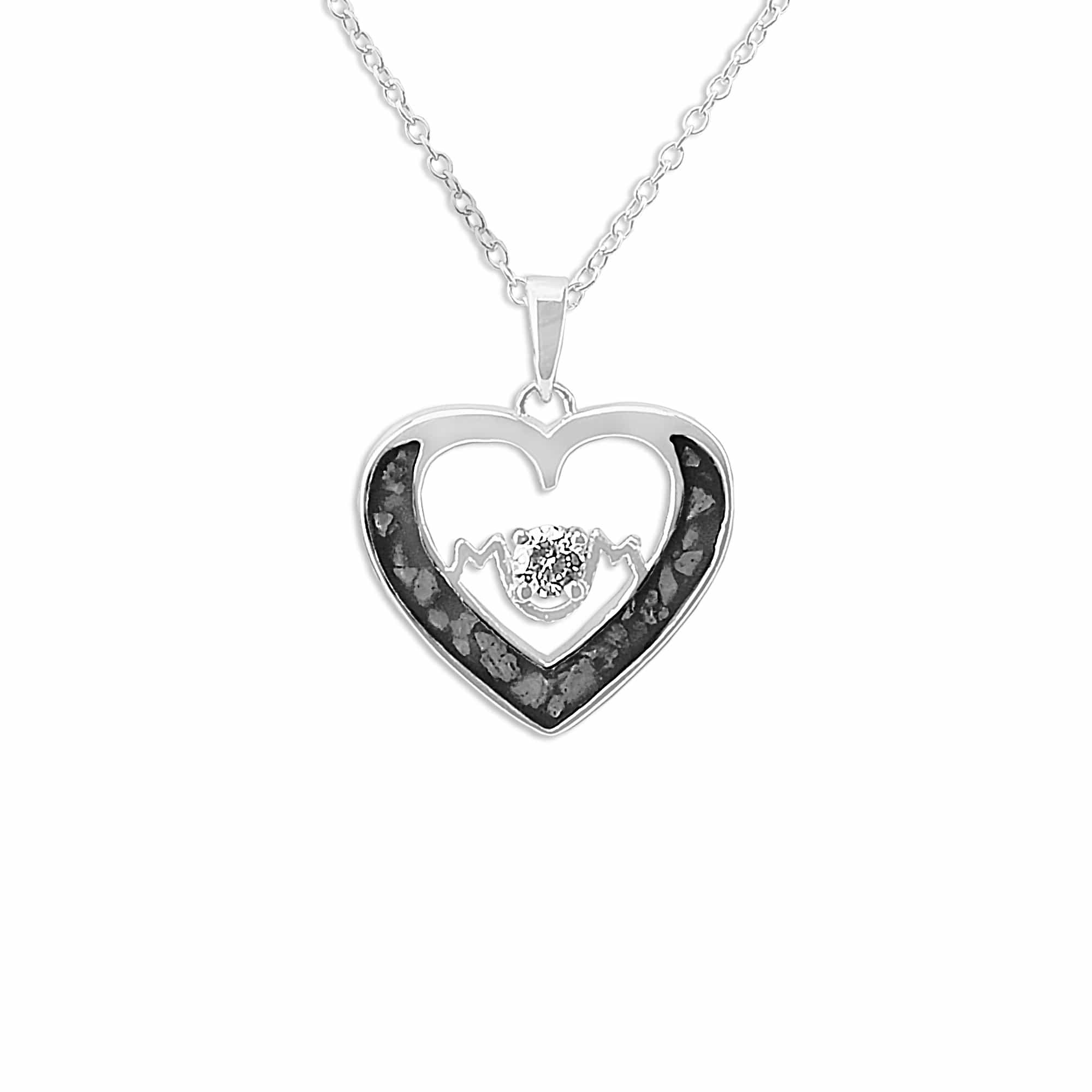 EverWith Ladies Mum Memorial Ashes Pendant with Fine Crystal - EverWith Memorial Jewellery - Trade