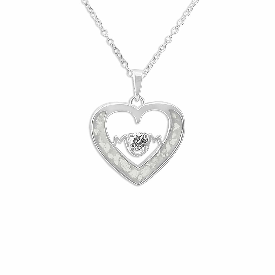 EverWith Ladies Mum Memorial Ashes Pendant with Fine Crystal - EverWith Memorial Jewellery - Trade