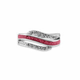 EverWith Ladies Oceans Memorial Ashes Ring with Fine Crystals - EverWith Memorial Jewellery - Trade