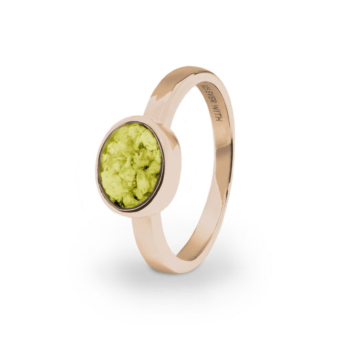 EverWith Ladies Oval Memorial Ashes Ring - EverWith Memorial Jewellery - Trade