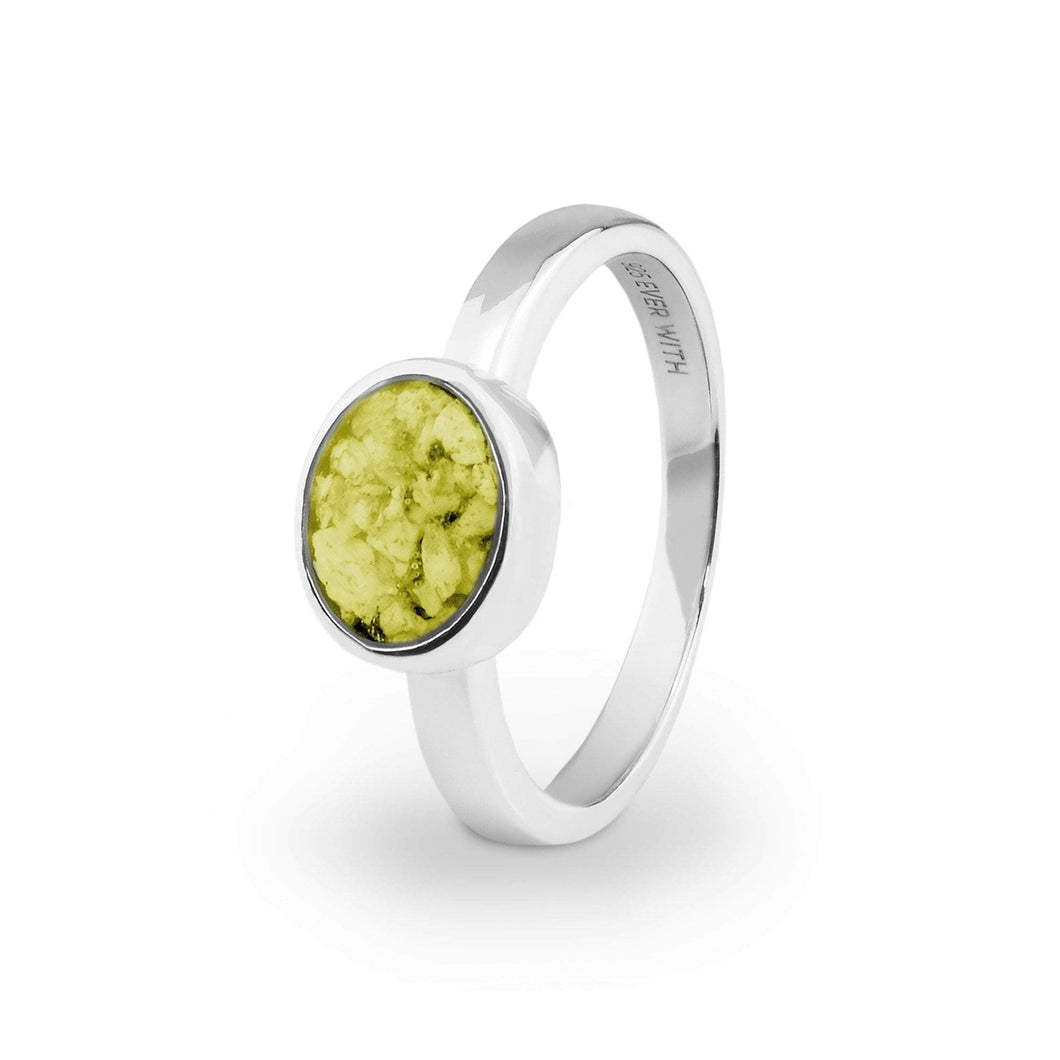 EverWith Ladies Oval Memorial Ashes Ring - EverWith Memorial Jewellery - Trade