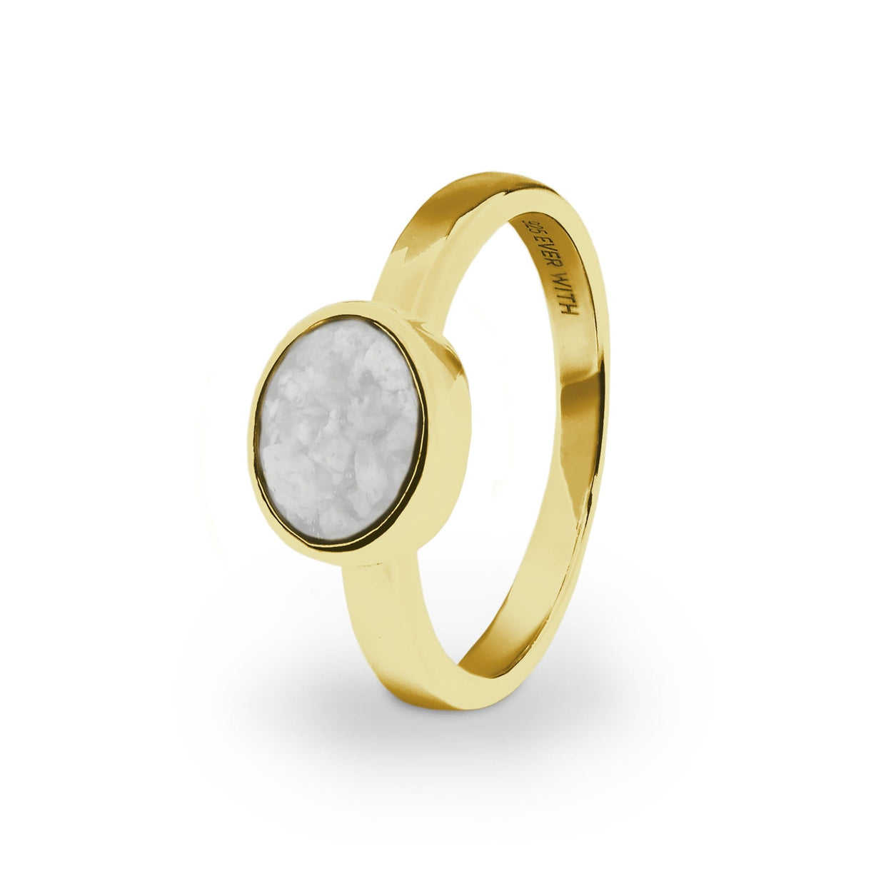 Load image into Gallery viewer, EverWith Ladies Oval Memorial Ashes Ring - EverWith Memorial Jewellery - Trade