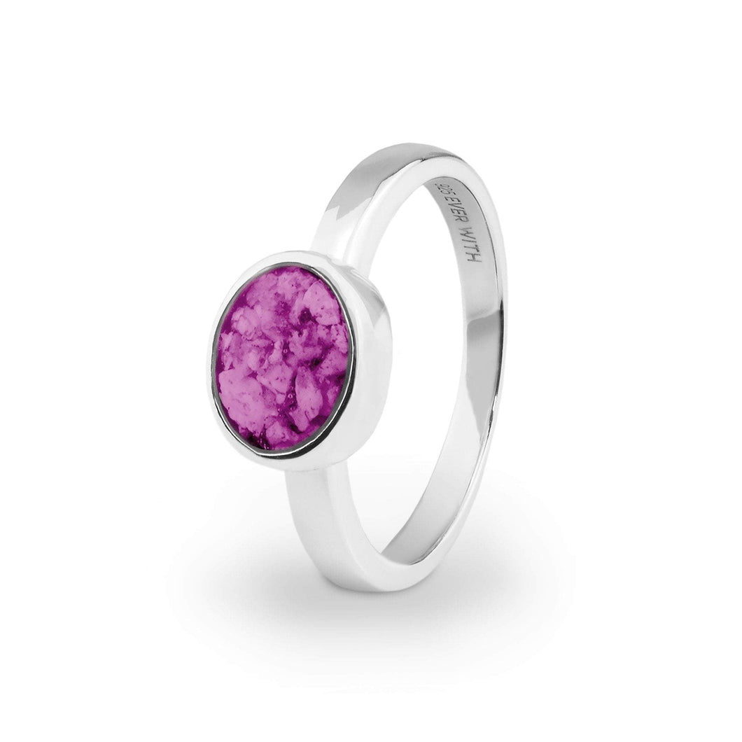 EverWith Ladies Oval Memorial Ashes Ring - EverWith Memorial Jewellery - Trade